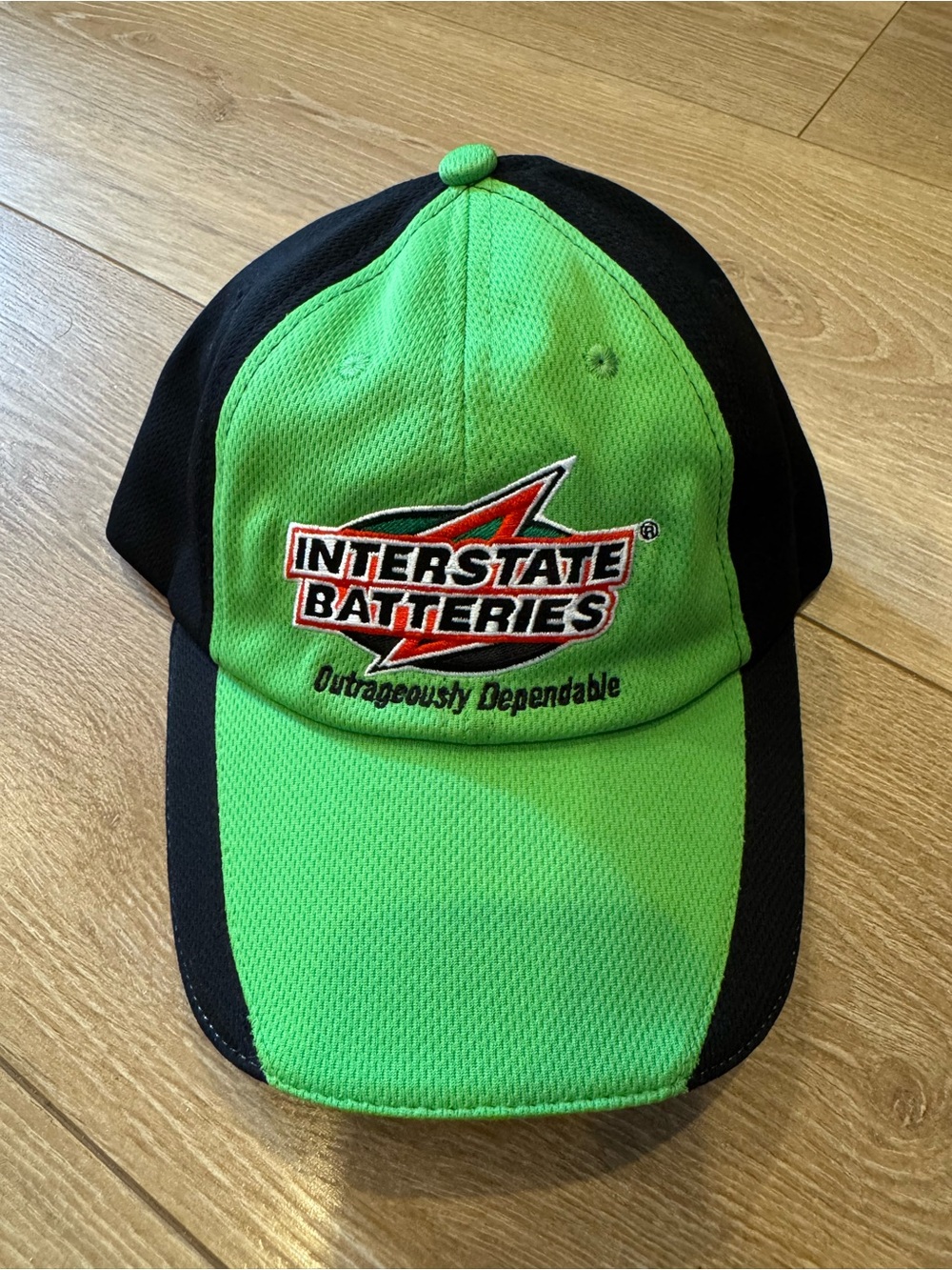Interstate Batteries Green and Black Logo Cap